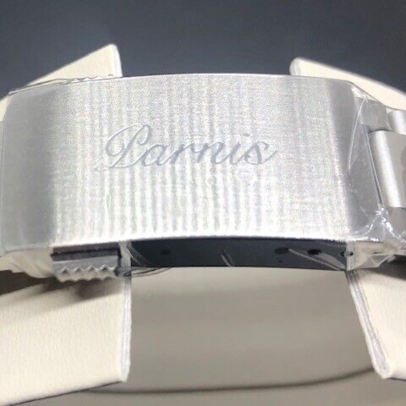 Parnis Black Dial Sapphire Crystal Green Mark Automatic 40mm Watch Brand New - Picture 6 of 9